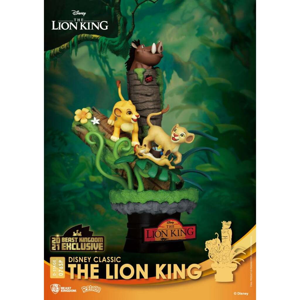 Diorama El Rey Le N Special Edition Disney Class Series Pvc D Stage