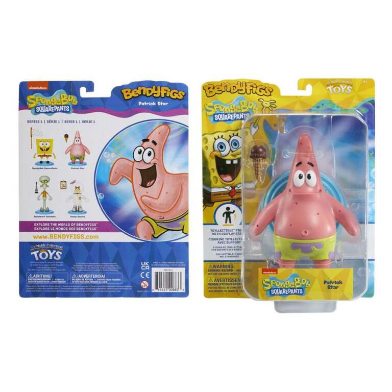 Figura Patricio Bob Esponja Maleable Bendyfigs Cm Comprar En