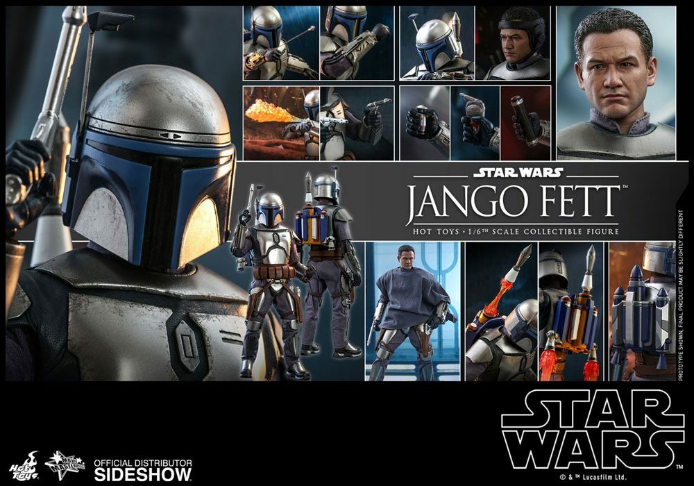 Figura Jango Fett Star Wars Episode II Figura Movie Masterpiece 1/6 Hot Toys