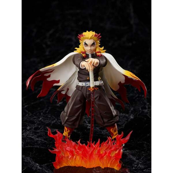 Figura 1/12 Kyojuro Rengoku Demon Slayer: Kimetsu no Yaiba The Movie: Mugen Train 15 cm - Collector4u.com