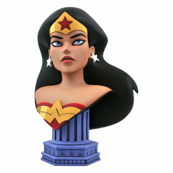 Busto Wonder Woman Justice League Animated Legends in 3D 1/2 25 cm - Collector4U.com