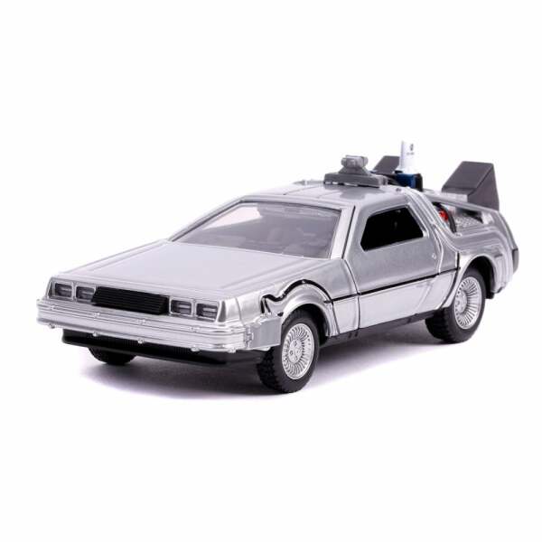 Regreso al Futuro II Réplica Vehículo Diecast Model Hollywood Rides 1/32 DeLorean Time Machine - Collector4U.com