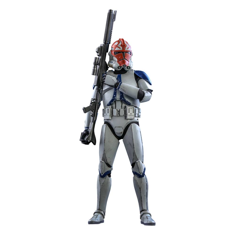 Figura Clone Trooper Deluxe Batallón 501st The Clone Wars, Star Wars 1/6 Hot Toys 30 cm