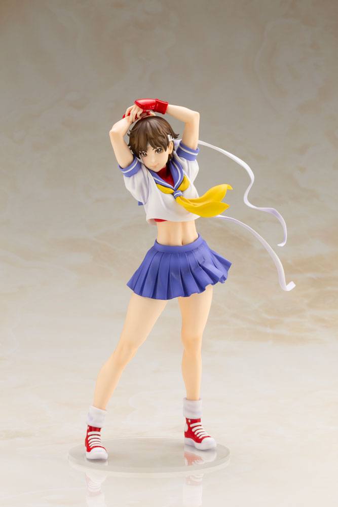 Street Fighter Bishoujo Estatua PVC 1/7 Sakura Round 2 22 cm