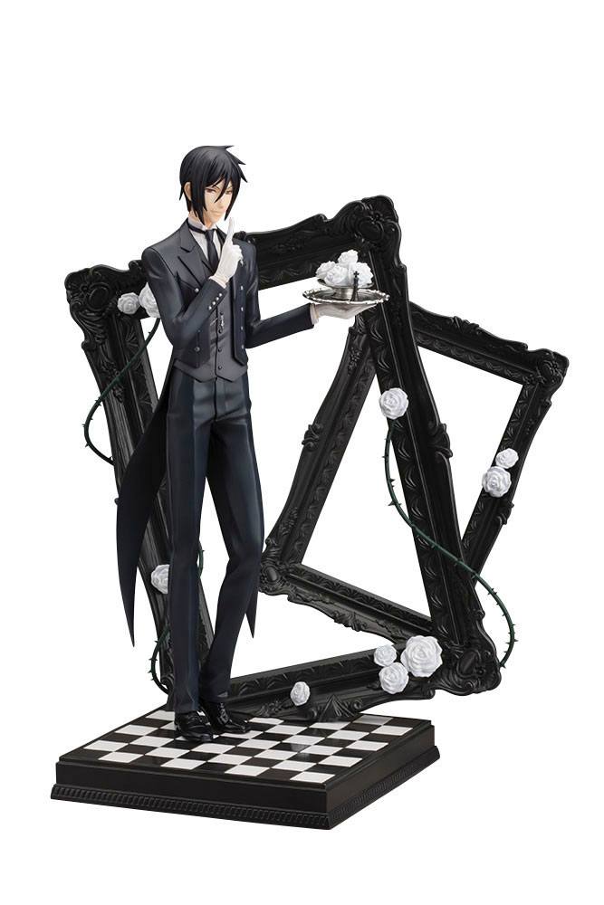 Black Butler Book of Circus Estatua ARTFXJ PVC 1/8 Sebastian Michaelis 25 cm