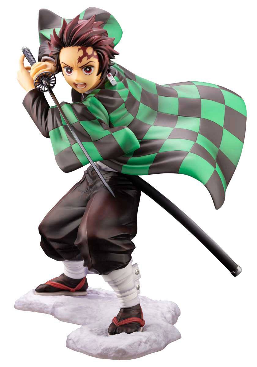 Estatua ARTFXJ PVC 1/8 Tanjiro Kamado Demon Slayer: Kimetsu no Yaiba 18 cm