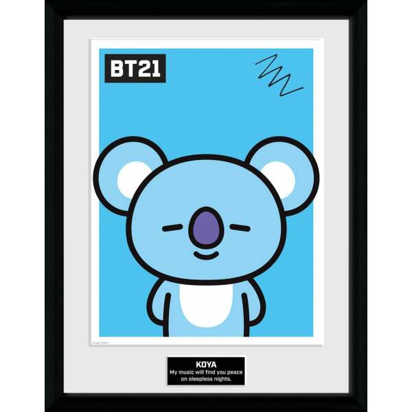 BT21 Póster Enmarcado Koya - Collector4u.com