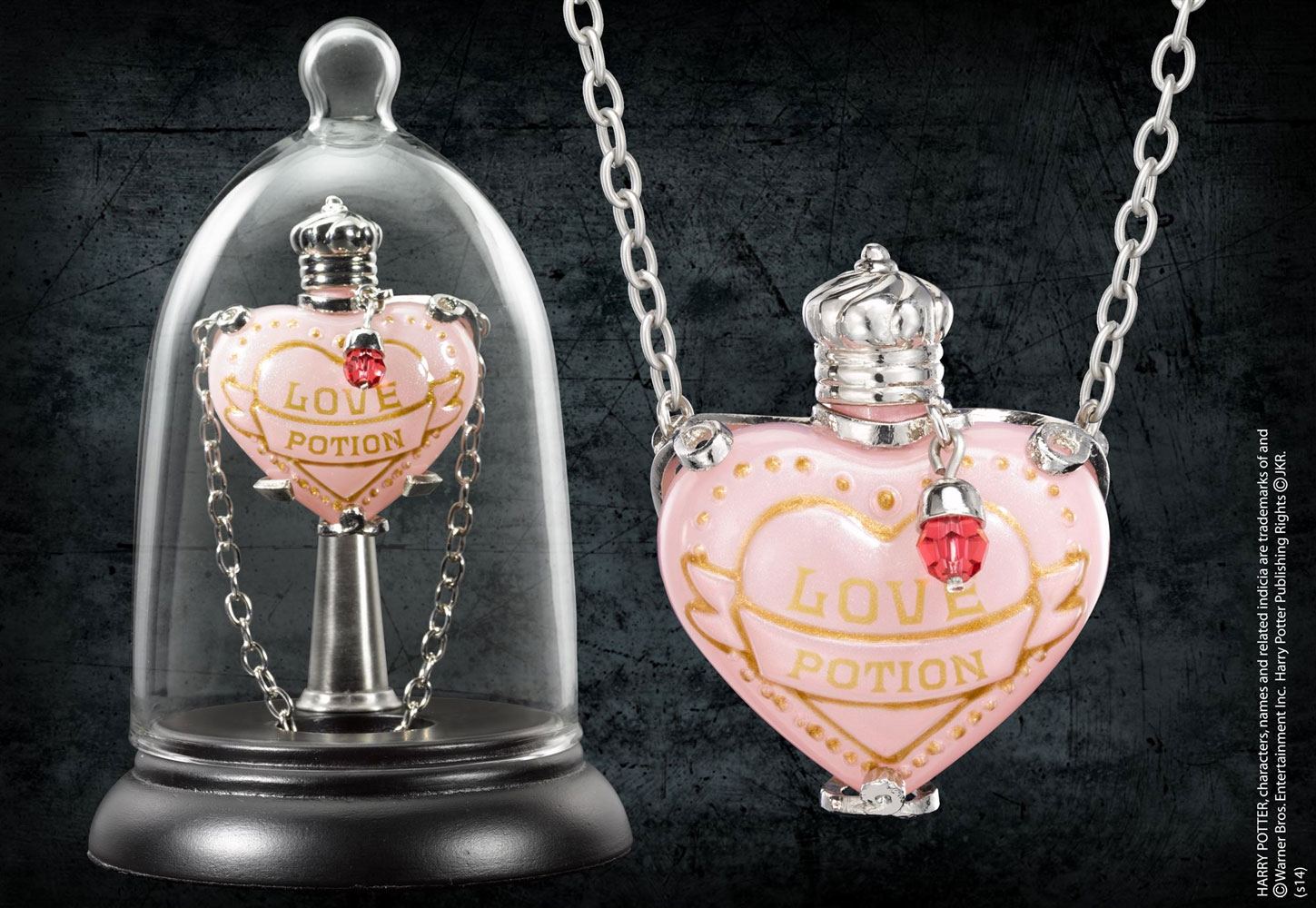 Colgante con Collar y Expositor Love Potion Harry Potter - Collector4u.com