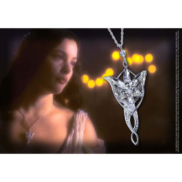 Colgante de Arwen Evenstar El Señor de los Anillos (Plata de ley) Noble Collection - Collector4u.com