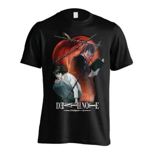 Death Note Camiseta Ryuk Chained Notes talla L - Collector4u.com