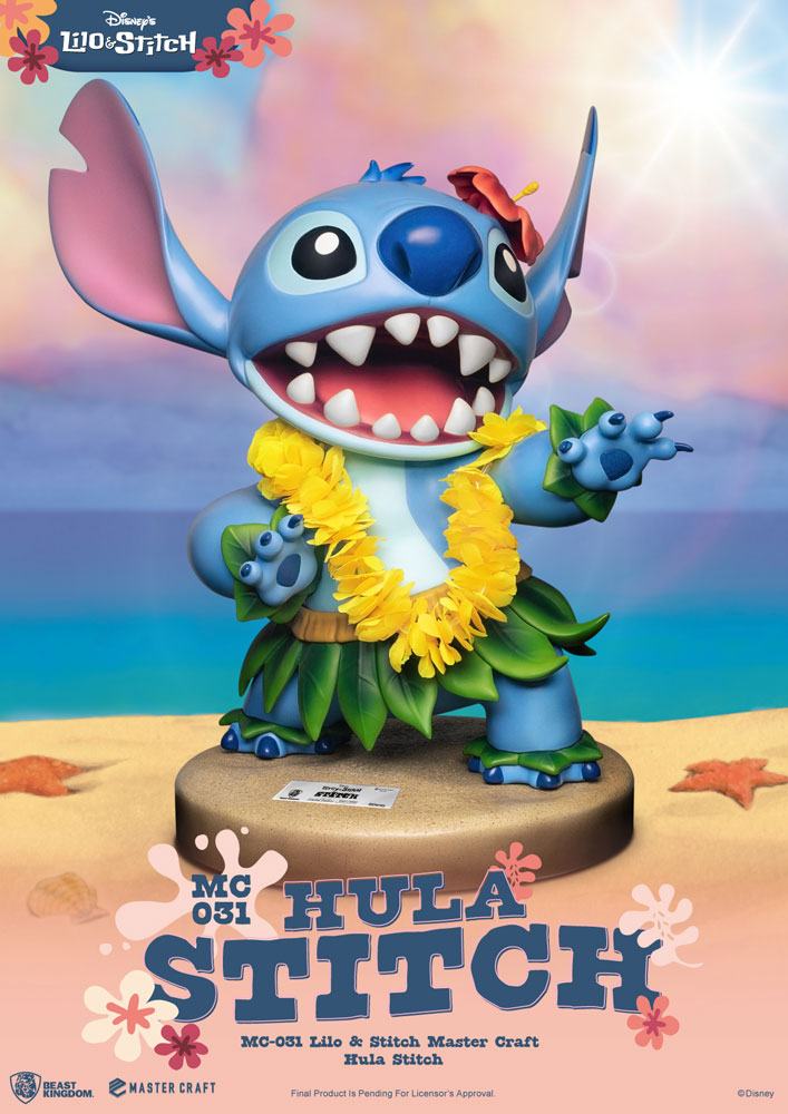 Estatua Hula Stitch Disney Master Craft 38 cm Beast Kingdom Toys