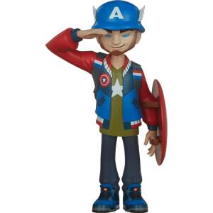 Estatua vinilo Captain America by kaNO Marvel Designer Series 21 cm - Collector4U.com