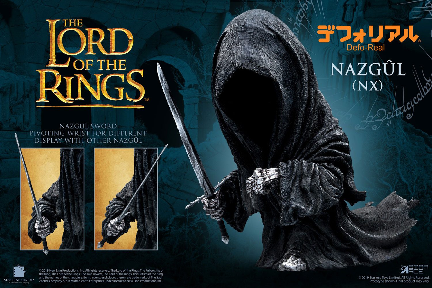 Figura Defo-Real Series Nazgul El Señor de los Anillos 15 cm