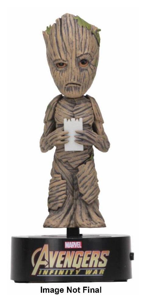 Figura Movible Body Knocker Groot  Vengadores Infinity War 16 cm