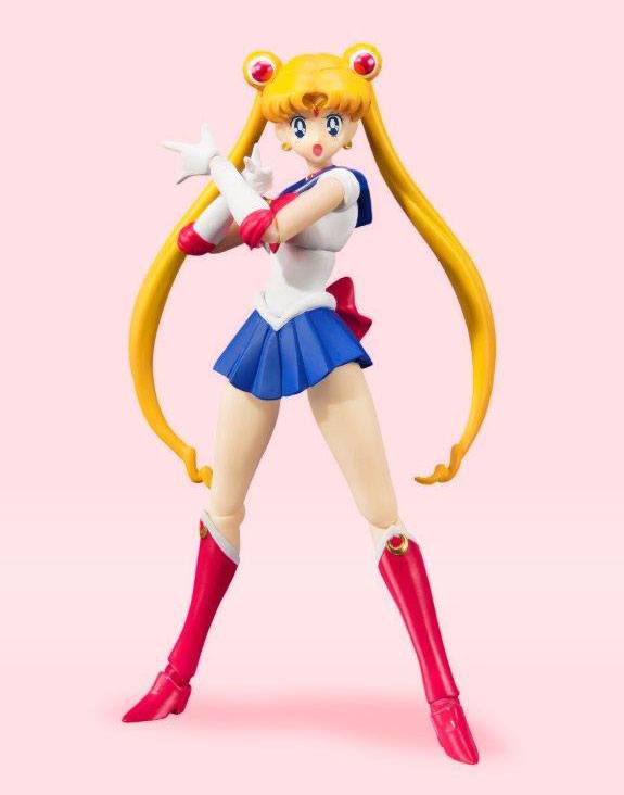 Figura S.H. Figuarts Sailor Moon Sailor Moon Animation Color Edition 14 cm Bandai