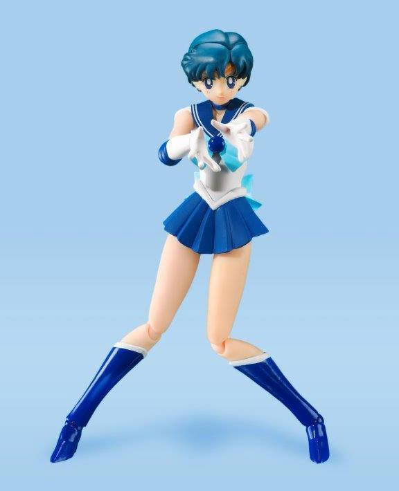 Figura S.H. Figuarts Sailor Mercury Sailor Moon Animation Color Edition 14 cm Bandai