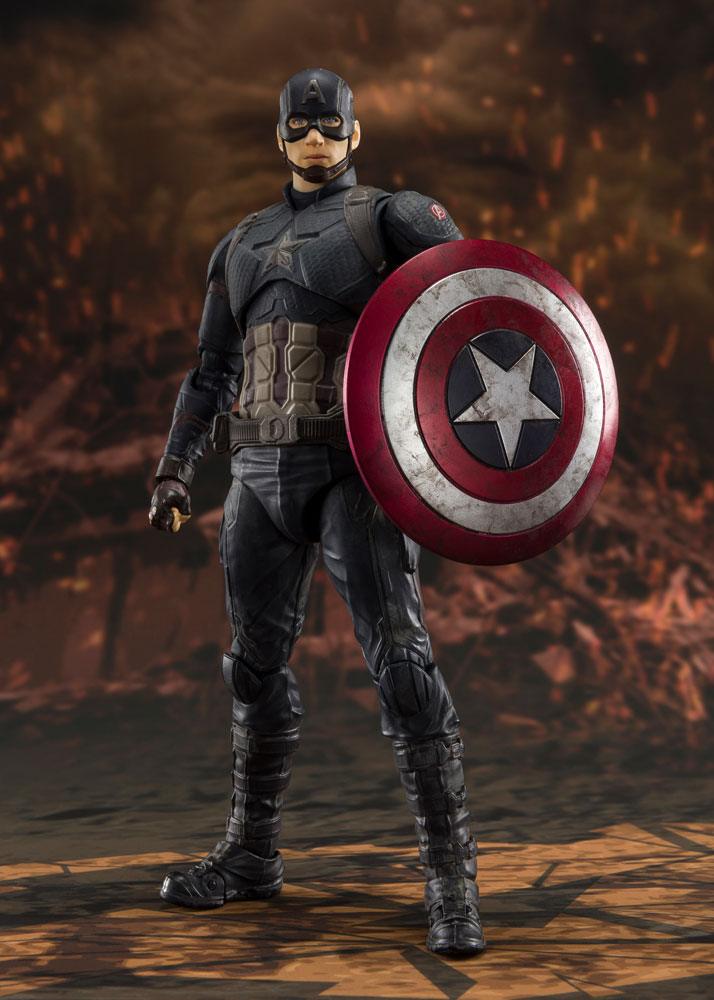 Figura S.H. Figuarts Captain America Vengadores: Endgame (Final Battle) 15 cm