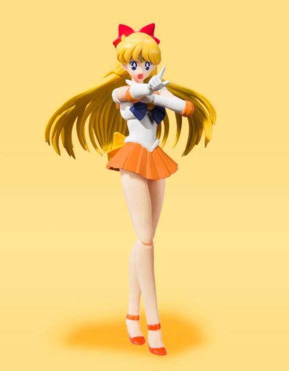 Figura S.H. Figuarts Sailor Venus Sailor Moon Animation Color Edition 14 cm Bandai