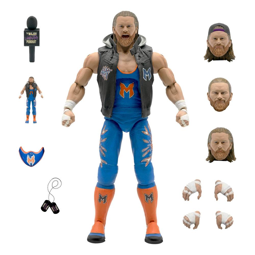 Figura Ultimates Wave 1 Brian Myers Major Wrestling Podcast 18 cm