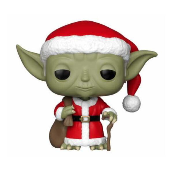 Funko Cabezón Holiday Santa Yoda Star Wars POP! Vinyl 9 cm - Collector4U.com