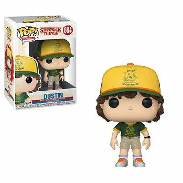 Funko Dustin (At Camp) Stranger Things POP! TV Vinyl Figura 9 cm - Collector4U.com