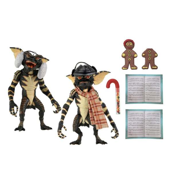 Gremlins Pack de 2 Figuras Christmas Carol Winter Scene Set 2 15 cm - Collector4u.com