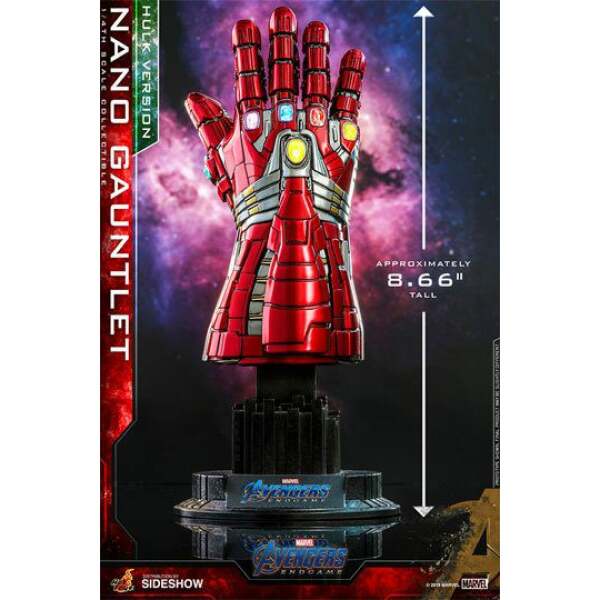 Guantelete Los Vengadores: Endgame Nano Gauntlet (Hulk Version) 22 cm, Hot Toys - Collector4U.com