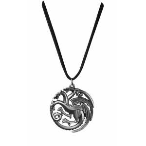 Juego de Tronos Colgante con Collar Targaryen Sigil Costume - Collector4u.com