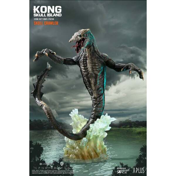 Kong La Isla Calavera Estatua Deform Real Series Skull Crawler 32 cm - Collector4U.com