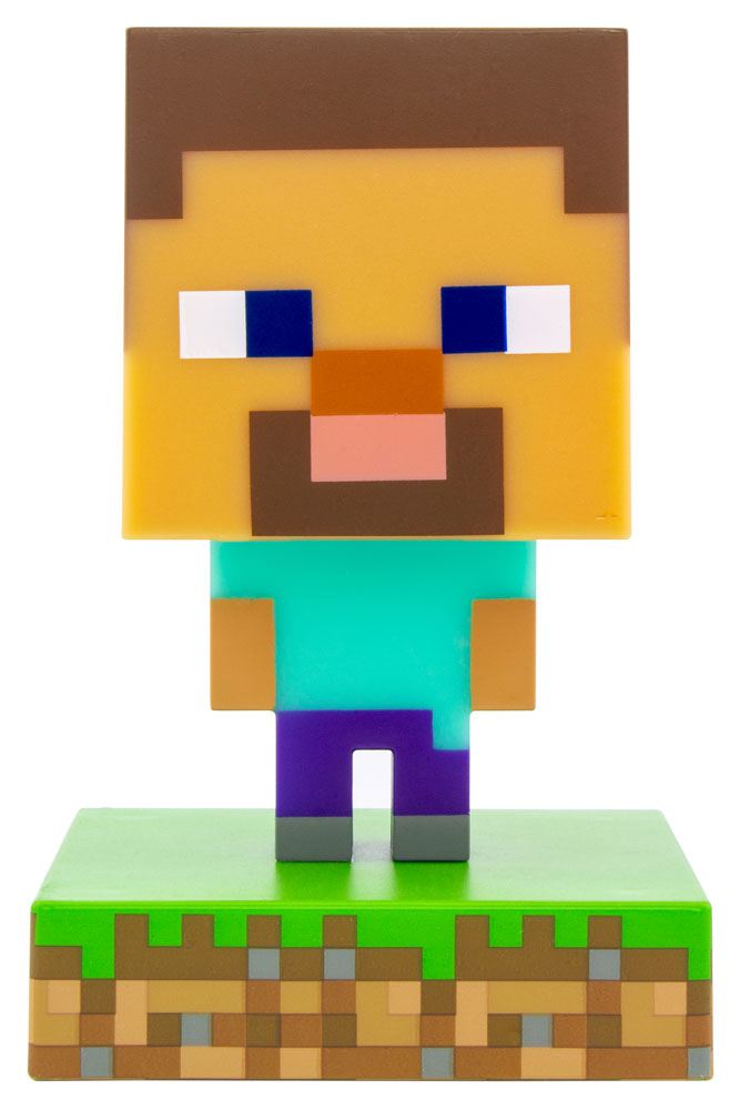 Lámpara 3D Icon Steve Minecraft - Collector4U.com