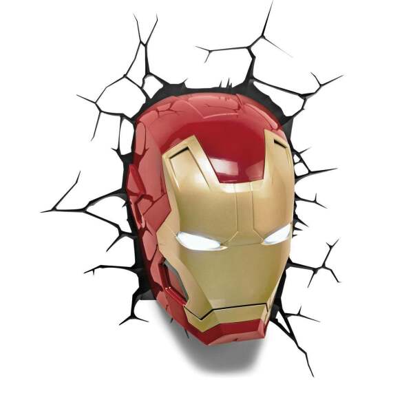 Lámpara 3D Iron Man LED, Marvel 3DLight - Collector4U.com