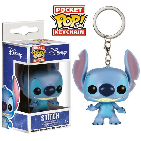 Lilo & Stitch Llavero Pocket POP! Vinyl Stitch 4 cm - Collector4U.com