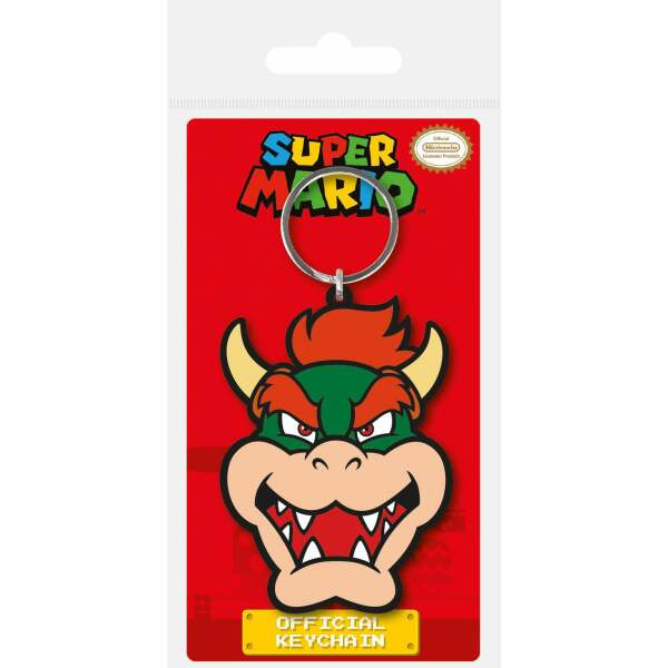 Llavero caucho Bowser Super Mario 6 cm Pyramid - Collector4U.com