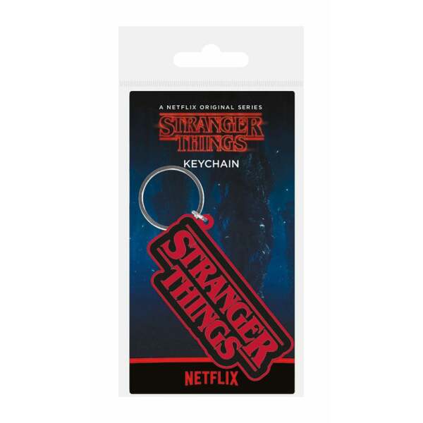 Llavero caucho Logo Stranger Things 6 cm - Collector4U.com