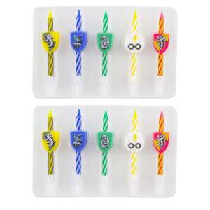 Pack de 10 Velas de Cumpleańos Logos Harry Potter - Collector4u.com