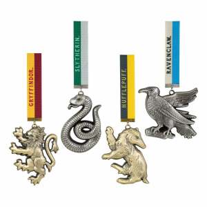 Pack de 4 Decoracións Árbol de Navidad Hogwarts Mascots Harry Potter - Collector4u.com