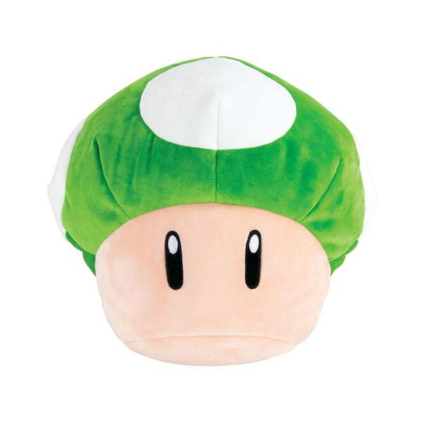 Peluche Mocchi-Mocchi 1-Up Mushroom Mario Kart 36 cm - Collector4U.com