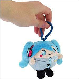 Peluche Squishable Micro Clip-On Miku Hatsune Miku 8 cm - Collector4u.com