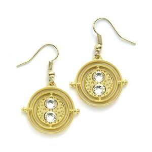 Pendientes Time Turner Harry Potter (dorado) - Collector4u.com