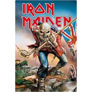 Placa de Chapa Trooper Iron Maiden 20 x 30 cm - Collector4u.com