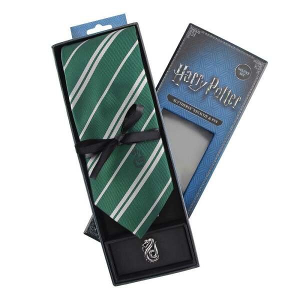 Set Deluxe de Corbata & Pin Slytherin Harry Potter - Collector4u.com