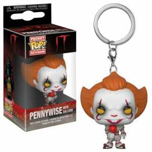 Stephen King's It 2017 Llavero Pocket POP! Vinyl Pennywise with Balloon 4 cm - Collector4U.com