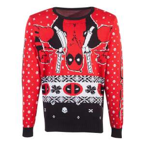 Suéter Christmas Deadpool Upside Down Marvel talla L - Collector4U.com