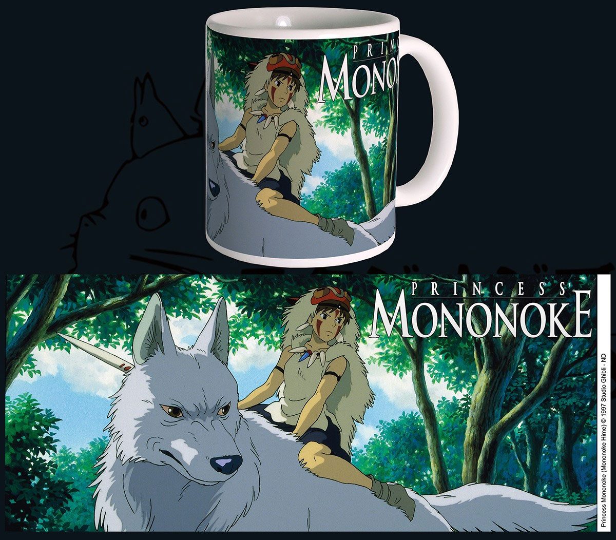 Taza Princess Mononoke Studio Ghibli Semic