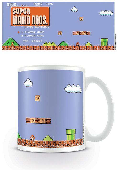 Taza Retro Title Super Mario Bros Pyramid