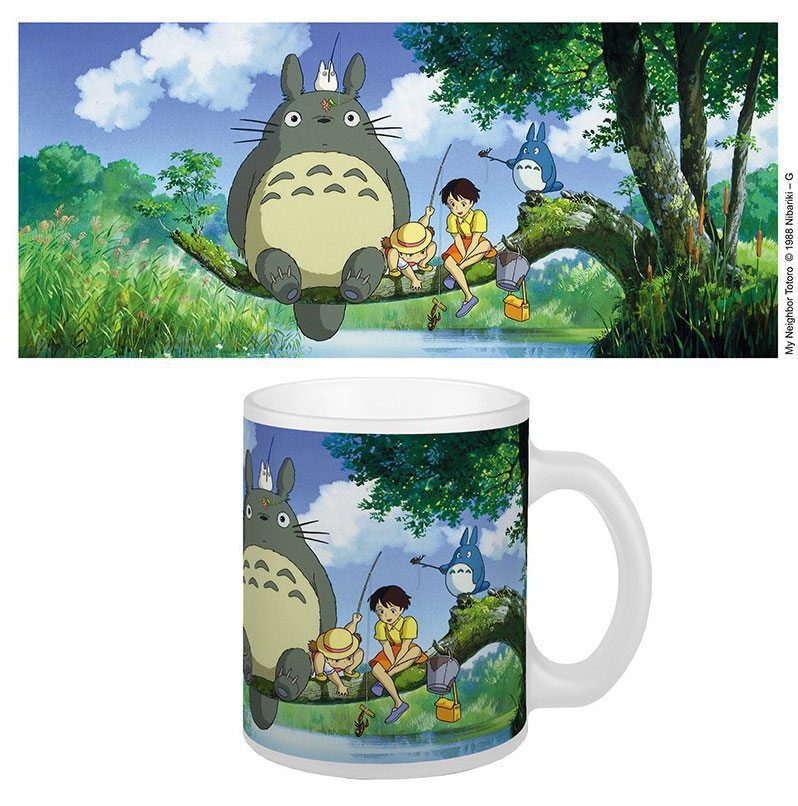 Taza Totoro Fishing Studio Ghibli Semic