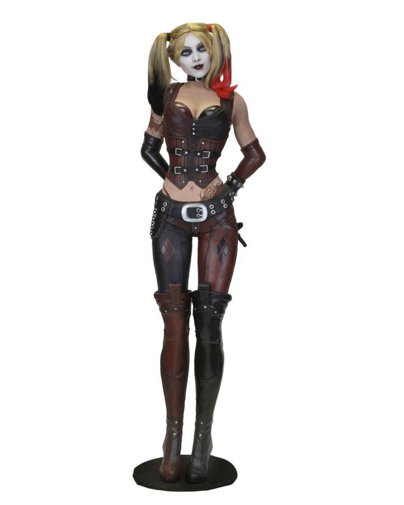 Estatua Harley Quinn Batman Arkham City tamaño real (goma espuma/látex) 180 cm Neca