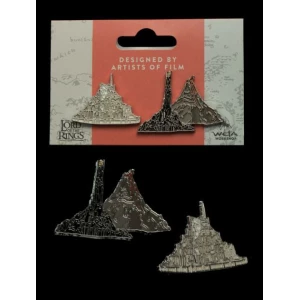 Pins Minas Tirith & Mt. Doom El Señor de los Anillos Pack de 2 Weta - Collector4u.com