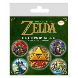 Pack 5 Chapas Classics Legend of Zelda - Collector4U.com