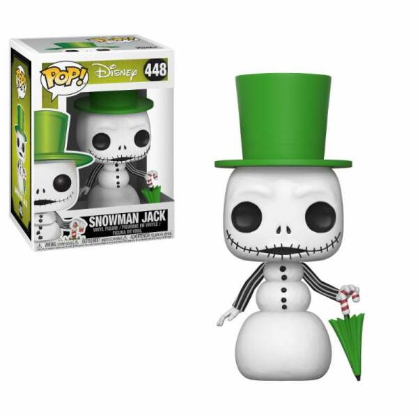 Pesadilla antes de Navidad Figura POP! Movies Vinyl Snowman Jack 9 cm - Collector4U.com